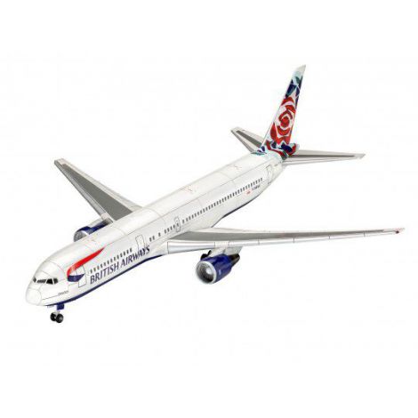 Macheta Avion Revell Boeing 767-300ER British Airways - Chelsea Rose Edition, Scara 1:144 - imagine 7